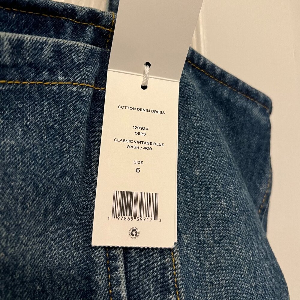 TORY BURCH Cotton Denim Dress (NWT) - Picture 4 of 5